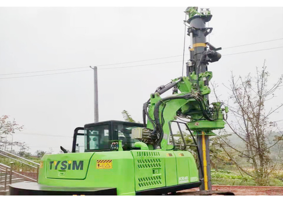 34,3 mpa Hard Rock Rotary Drilling Rig Hydraulic Crawler Attachment