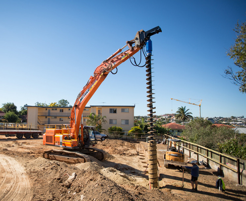 Hydraulic Power Earth Auger Boring Pile Digger Hole Drill Machine Mini koparka