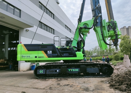 KR360C Hydrauliczna wiertnica do palowania ziemi Ciężka maszyna budowlana Znudzony sprzęt