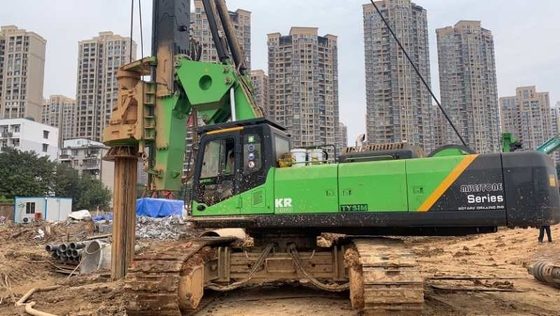 Hydrauliczne wiertarki do fundamentów z uziemieniem 360 KN.M Maksymalny moment obrotowy