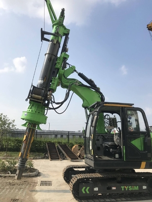 Odwiert Hydrauliczna wiertnica do pali Wiertnica One Stop Service 24-metrowa głowica gąsienicowa