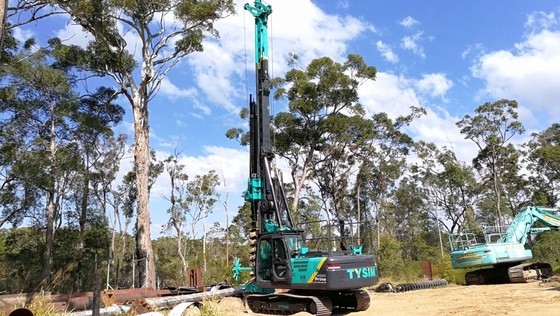 Hydrauliczna wiertnica obrotowa z długim spiralnym ślimakiem CFA KR80M Wiertnice do palowania 140KN