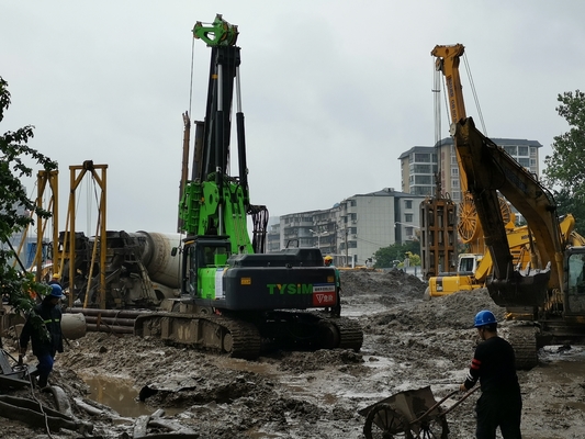 Niska wysokość 8,5 m Wiertnica do palowania 60 m Głębokość wiercenia 20 ton Waga 150 kW