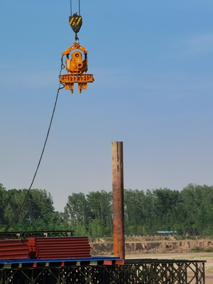 Wyposażenie kierowcy stosów 90kw 120kw 150kw Elektryczny łupek Vibro Hammer