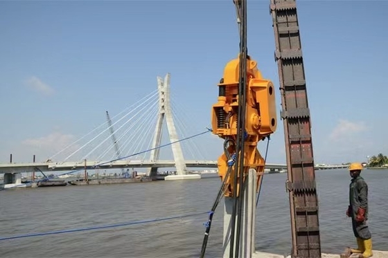 Maszyny budowlane Vibro Hammer Excavator Hydraulic Pile Driver Electric Vibro Hammer