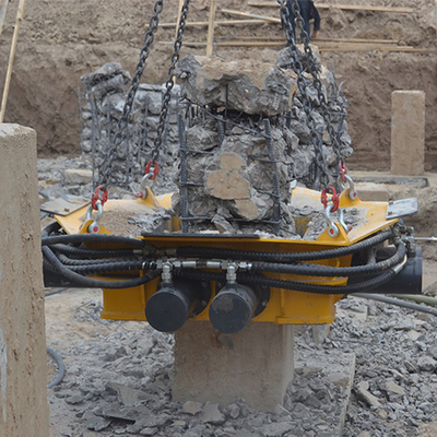 Maszyny wiertnicze Akcesoria Urządzenia wykopalnicze Hydraulic Pile Cutter Pile Breaker Machine
