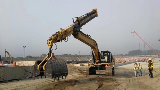 15-36 Ton Excavator Attachment Najlepsza jakość Customized Clamshell Telescopic Arm For Excavator