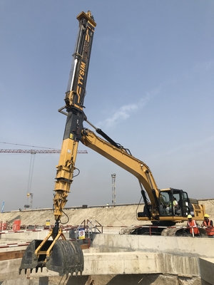 Wysokiej jakości KM150 Bezpieczeństwo silnikowe Małe koło Robot Excavator teleskopiczny ramię
