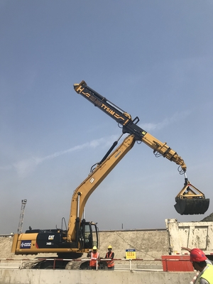 KM220 Hydraulic Folding Arm Awning Robotic Miniature Loader Extraxion Duży teleskopiczny rozkładnik typu ramienia