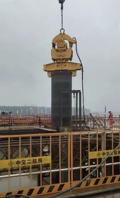 Sprzedaż hurtowa hydrauliczne nachylenie 13 Ton 45KW grawer boczny uchwyt blatu sterujący Vibro Hammer cena