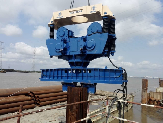 Pile Driver Steel Sheet Piling Electric Vibro Hammer For Bridge Project Offshore (Wyborca mostów)