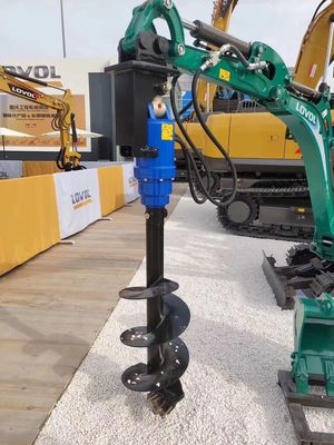 Mini Ekskawator Żuraw Ziemi Wartość fabryczna Hydraulic Earth Auger Drill Attachment