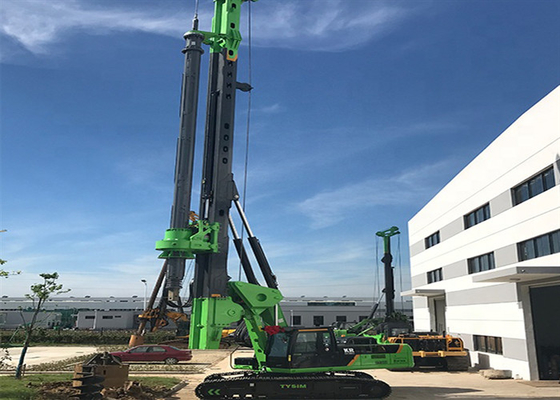 150kNm 52m Mała obrotowa maszyna do palowania Auger Hydrauliczna wiertarka gąsienicowa 100KN