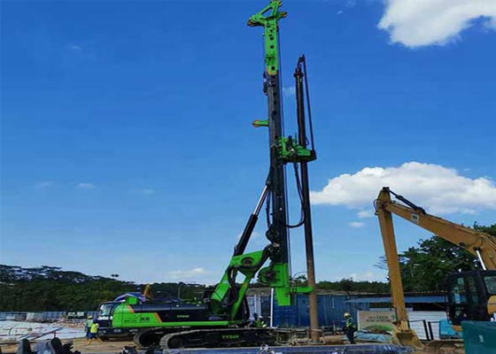 220kNm 28 obr./min Hydrauliczna wiertnica gąsienicowa montowana na ziemi