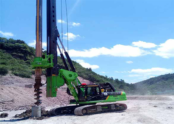 220kNm 51m Budowa Hydrauliczna maszyna do palowania Wiertarka do otworów wiertniczych z ślimakiem ziemnym