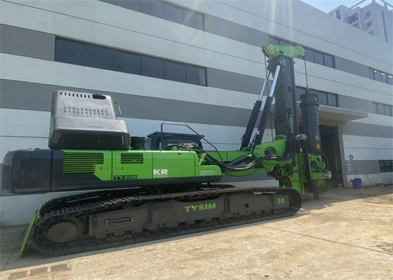 Wiertnica z obrotową głowicą 320KnM 34.3mpa Hydrauliczna wiertarka gąsienicowa