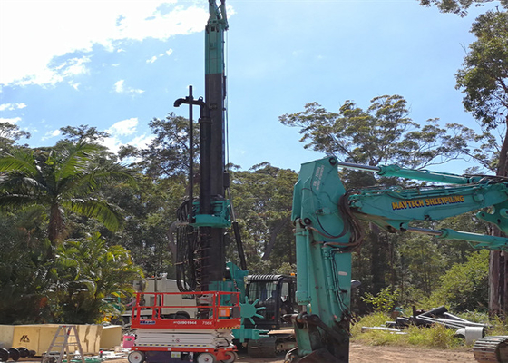 80kNm Hydrauliczna wielofunkcyjna wiertnica CFA Maszyna do wbijania pali ziemnych