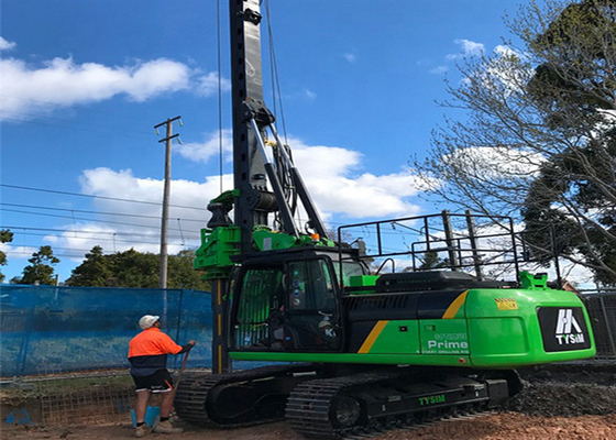 Wiertarka hydrauliczna gąsienicowa 600 mm Wielofunkcyjny kafar wibracyjny montowany na koparce