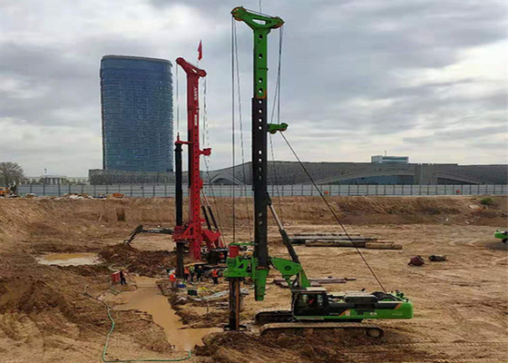 KR125M 15m Wiertarka hydrauliczna CFA do prac budowlanych 60m / min