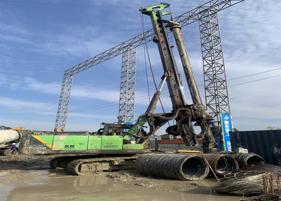 Roboty budowlane 1500 mm 125 kNm Używana obrotowa hydrauliczna wiertarka gąsienicowa do palowania