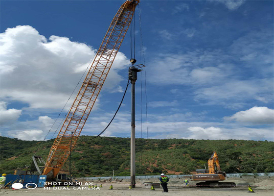 150 kW Hydrauliczne elektryczne kolumny wibroflotowe z dolnym zasilaniem Zagęszczanie wibroflotowe