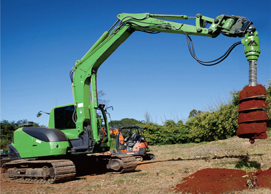 35 obr./min Projekty budowlane Hydrauliczny świder ziemny Wiertło ślimakowe do koparki