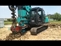 34.3MPa Wielofunkcyjna wiertnica 150kNm Rotary Hole Auger CFA Foundation Pile Drill Rig